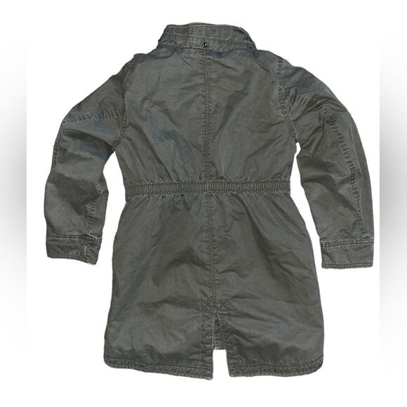 Label of Graded Goods Full Zip and Button Down Coat Girls Size 8-9 Army Green - Picture 5 of 6